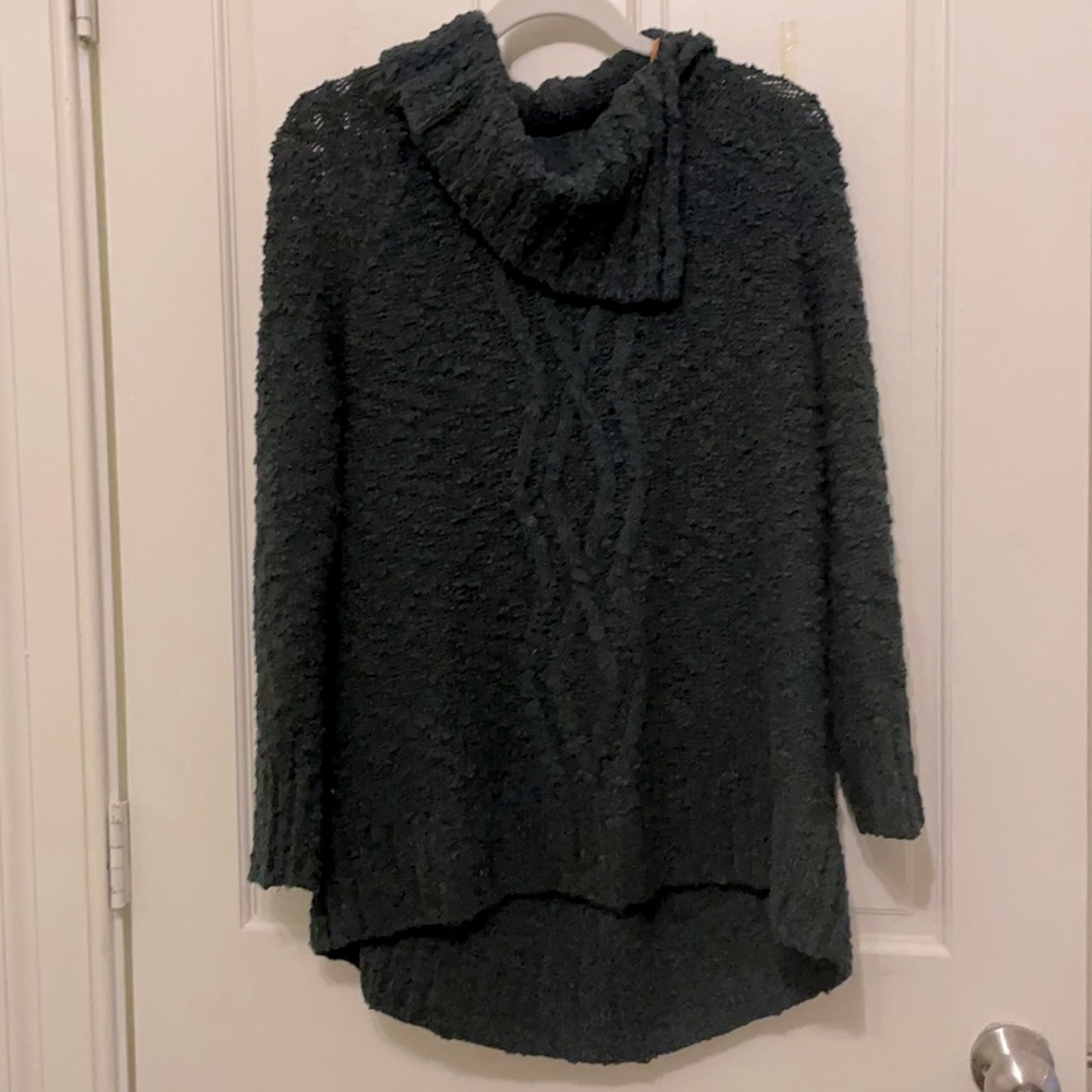 Anthropologie forest green sweater